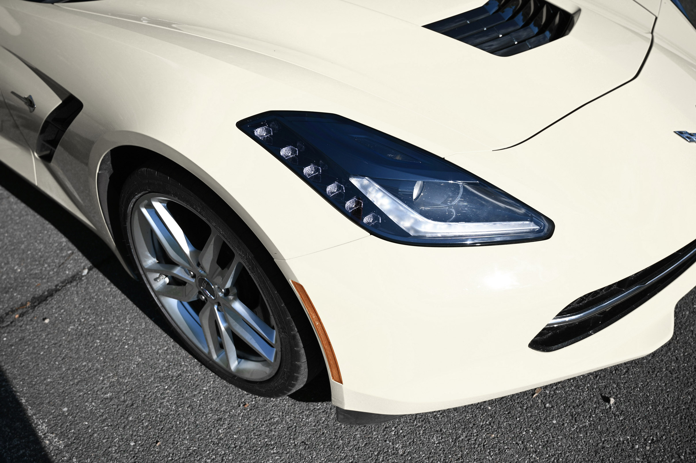 Corvette with xpel car tint and paint protection film installed